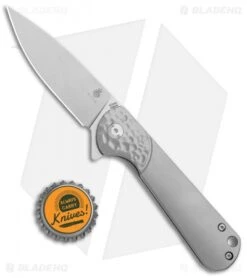 Kizer Envoy Frame Lock Knife Titanium (3" Stonewash) Ki3493 -Knife Discounts Store Kizer Envoy FL Ti SW BHQ 52475 jr bottlecap