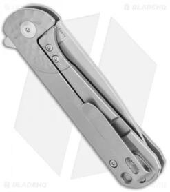 Kizer Envoy Frame Lock Knife Titanium (3" Stonewash) Ki3493 -Knife Discounts Store Kizer Envoy FL Ti SW BHQ 52475 jr side