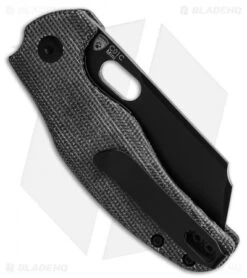 Kizer Mini Sheepdog C01C Liner Lock Black Canvas Micarta (2.6" Black 10V) -Knife Discounts Store Kizer Mini Sheepdog C01C Liner Lock Black Canvas Micarta 2in 6cm Black BHQ 138627 td side 2