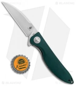 Kizer Swaggs Swayback Liner Lock Knife Green G-10 (3" Stonewash) V3566N5 -Knife Discounts Store Kizer Vanguard Swaggs Swayback Green G 10 SW V3566N5 BHQ 126631 jr bottlecap