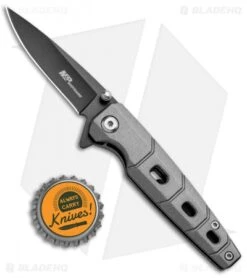 M&P Bodyguard Liner Lock Knife Gray Aluminum (2.6" Gray Ti) 1100068 -Knife Discounts Store MP Bodyguard LL Gray Aluminum Gray Ti 1100068 BHQ 93642 jr bottlecap