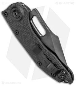 Microtech Marfione Custom Stitch Auto Knife DLC Diamondwash CF (DLC TT Hardware) -Knife Discounts Store Microtech Marfione Custom Stictch Auto Borka CF DLC Mirror BHQ 175971 jr side