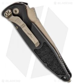 Microtech Signature Series Elite S/E Automatic Knife (4" Bronze) 160A-13SS -Knife Discounts Store Microtech Socom Elite Signature SE Auto Bronze 160A 13SS BHQ 92279 jr side