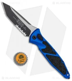 Microtech Socom Elite T/E Automatic Knife Blue (4" Two Tone Serr) 161A-2BL -Knife Discounts Store Microtech Socom Elite TE Auto Blue TT Serr 161A 2BL BHQ 101582 jr bottlecap