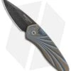 Pro-Tech Custom Sprint Automatic Knife Bronzed Ti (1.95" Damascus) 2950-DAM