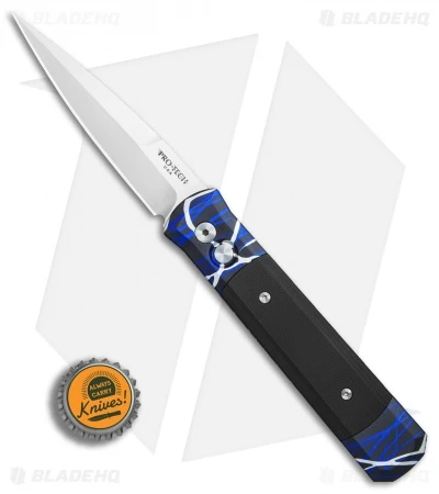 Pro-Tech Godfather Splash Automatic Knife Black G-10 (4" Satin) 917 4 Pro-Tech Godfather Splash Automatic Knife Black G-10 (4" Satin) 917 - Image 4