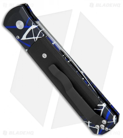 Pro-Tech Godfather Splash Automatic Knife Black G-10 (4" Satin) 917 2 Pro-Tech Godfather Splash Automatic Knife Black G-10 (4" Satin) 917 - Image 2