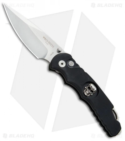 Pro-Tech Lerch TR-5 Skull Custom Spring Assisted Knife Black (3.25" SW) SA.68 1 Pro-Tech Lerch TR-5 Skull Custom Spring Assisted Knife Black (3.25" SW) SA.68