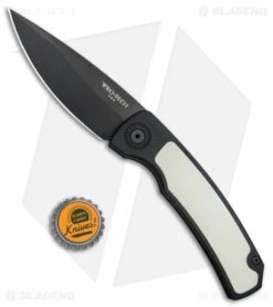 Pro-Tech Magic 2 "Whiskers" Automatic Knife Tuxedo Micarta (3.75" Black) M2652 -Knife Discounts Store Protech Magic 2 Whiskers Auto Tuxedo Black M2652 BHQ 80653 jr bottlecap
