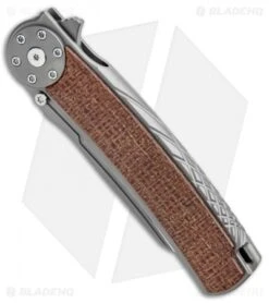 Reate Knives Reate J.A.C.K. 2.0 Integral Frame Lock Knife Blasted Ti/Micarta (3.94" Satin) -Knife Discounts Store REATE J.A.C.K. 2.0 Integral FL Blasted Ti Micarta Satin BHQ 103234 jr spine