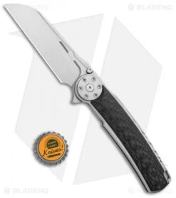 Reate Knives Reate J.A.C.K. 2.0 Integral Frame Lock Knife Wire Wheel Ti/CF (3.94" Satin) -Knife Discounts Store REATE J.A.C.K. 2.0 Integral FL Wire Wheel Ti CF Satin BHQ 103229 jr bottlecap