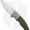 Reate Knives Reate Kirby Lambert Crossroads Liner Lock Knife Gray Ti/Green G-10 (3.54" Satin)