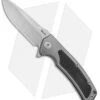 Reate Knives Mini Horizon-D Frame Lock Knife Carbon Fiber/Gray Ti (3.4" Satin)