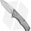 Reate Knives New Torrent Frame Lock Knife Bead Blast Titanium (3.6" Satin/SW)