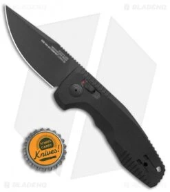SOG Knives SOG-TAC AU Compact Automatic Knife Black (3" Black) -Knife Discounts Store SOG Knives SOG TAC AU Compact Auto Black Black 15 38 07 57 BHQ 119252 jr bottlecap