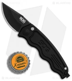 SOG-TAC California Special Automatic Knife (1.9" Black) ST-14 7 SOG-TAC California Special Automatic Knife (1.9" Black) ST-14 -Knife Discounts Store SOG TAC California Special black BHQ 80605 er bottlecap