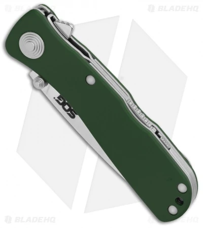 SOG Twitch II Spring Assisted Knife Moss (2.68" Satin) TWI210-BX 2 SOG Twitch II Spring Assisted Knife Moss (2.68" Satin) TWI210-BX - Image 2