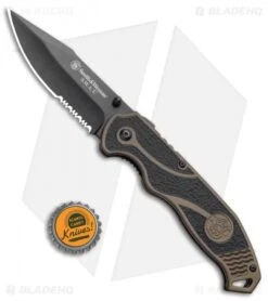 S&W SWAT II Thumb Stud Spring Assisted Knife (3.5" Black) -Knife Discounts Store SW SWAT II Thumb Stud Spring Assisted Knife Black BHQ 93637 kp bottle cap