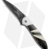 Santa Fe Stoneworks Customized Kershaw Leek A/O Knife Bronze/Pearl (3" Damascus)