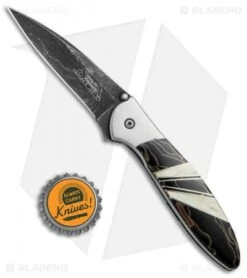 Santa Fe Stoneworks Customized Kershaw Leek A/O Knife Bronze/Pearl (3" Damascus) -Knife Discounts Store Santa Fe Stoneworks Customized Kershaw Leek Bronze Pearl BB SF1660DNBB BHQ 73787 jr bottlecap