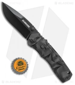 Schrade MAGIC Dual Action Spring Assisted Knife Black (3.375" Black) SCHA12B -Knife Discounts Store Schrade MAGIC Dual Action SA Black Black SCHA12B BHQ 61996 jr bottlecap