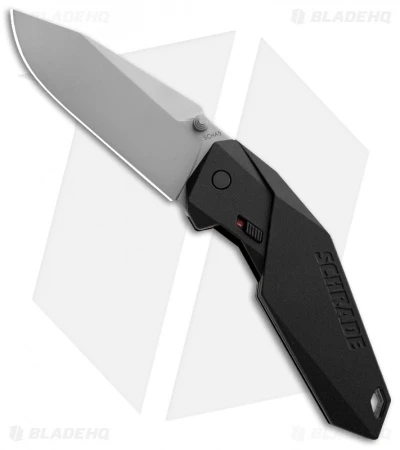 Schrade SCHA5 Clip Point Spring Assisted Knife (3.375" Bead Blast Plain) 1 Schrade SCHA5 Clip Point Spring Assisted Knife (3.375" Bead Blast Plain)