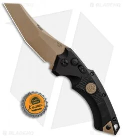 Hogue Sig Sauer EX-A05 Wharncliffe Automatic Knife Black (3.5" FDE) 36520 7 Hogue Sig Sauer EX-A05 Wharncliffe Automatic Knife Black (3.5" FDE) 36520 -Knife Discounts Store Sig Knives EX A05 Spear Point FDE SW BHQ 84599 jr bottlecap