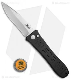 SOG Spec Elite II Automatic Knife (4" Satin) SE-61 -Knife Discounts Store Sog spec elite ii large SE 61 BHQ 8484 dl size