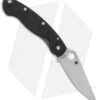 Spyderco Military Left-Hand Liner Lock Knife Black G-10 (4" Satin S30V) C36GPLE