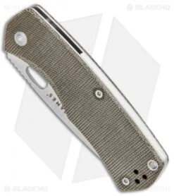 James Brand The Folsom Liner Lock Knife Micarta OD Green (2.75" Satin) -Knife Discounts Store The James Brand Folsom OD Green Micarta KN102127 00 BHQ 95414 jr spine