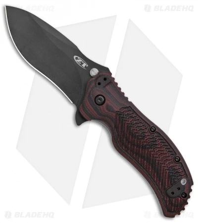 Zero Tolerance 0350 Assisted Opening Knife Black Cherry G-10 (3.25" Black) 1 Zero Tolerance 0350 Assisted Opening Knife Black Cherry G-10 (3.25" Black)