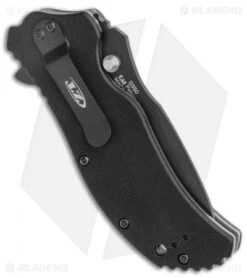 Zero Tolerance 0350 A/O Knife Hyena Brown G-10 (3.25" Black) -Knife Discounts Store Zero Tolerance LL Black Tan Black jr side