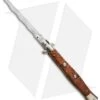 AGA Campolin 13" Burl Wood Automatic Knife Italian Stiletto (Kriss Plain)