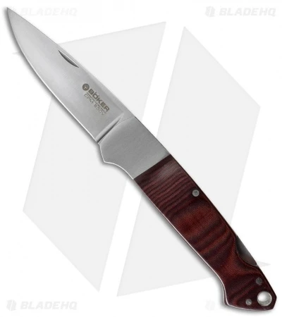 Boker Davis Hunter II Lock Back Knife Micarta (2.625" Satin) 111643 1 Boker Davis Hunter II Lock Back Knife Micarta (2.625" Satin) 111643