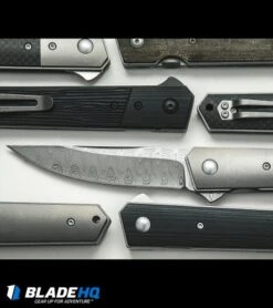 Boker Kwaiken Flipper Knife Titanium (3.5" Damasteel) 01BO297DAM 7 Boker Kwaiken Flipper Knife Titanium (3.5" Damasteel) 01BO297DAM -Knife Discounts Store boker kwaiken variety dl