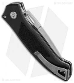 Buck Knives Buck Impact Automatic Knife Black (3.125" Satin) 0898BKS -Knife Discounts Store buck impact 0898bks b side cm