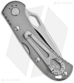 Buck Knives Buck SpitFire Lockback Knife Orange (3.25" Satin Serr) 0722ORX1 -Knife Discounts Store buck knives spitfire grey orange 0722gyx1 b back