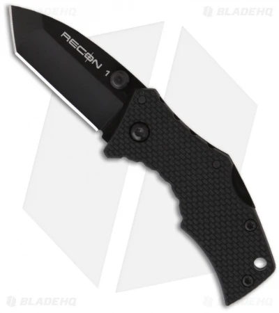 Cold Steel Micro Recon 1 Tanto Tri-Ad Lock Knife (2" Black) 27TDT 1 Cold Steel Micro Recon 1 Tanto Tri-Ad Lock Knife (2" Black) 27TDT