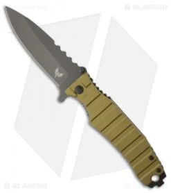 Combat Ready Tan Bomber Knife Spring Assist