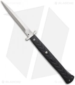 DKD American Phantom Swinguard Automatic Knife Black Al (5" Satin)