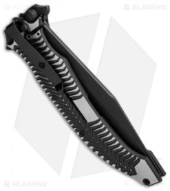 HTM Darrel Ralph AXD 5.5 Spring Assisted Knife Two-Tone Ti (5.5" Black) -Knife Discounts Store htm axd assist black tanto cm side