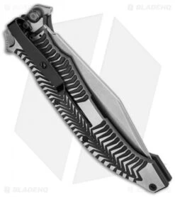 HTM Darrel Ralph AXD 5.5 Spring Assisted Knife Two-Tone Ti (5.5" Stonewash) -Knife Discounts Store htm axd assist sw bowie cm side