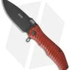 HTM Darrel Ralph Gun Hammer Torpedo Spring Assisted Knife Red (3.5" Black)