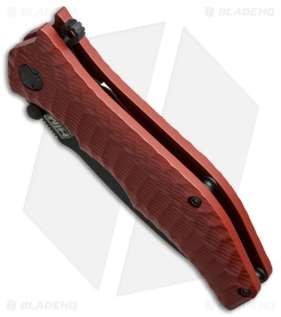 HTM Darrel Ralph Gun Hammer Torpedo Spring Assisted Knife Red (3.5" Black) 2 HTM Darrel Ralph Gun Hammer Torpedo Spring Assisted Knife Red (3.5" Black) - Image 2