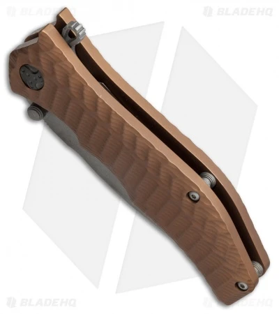 HTM Darrel Ralph Gun Hammer Tanto Spring Assisted Knife Copper (3.5" Gray) 2 HTM Darrel Ralph Gun Hammer Tanto Spring Assisted Knife Copper (3.5" Gray) - Image 2