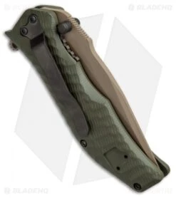 HTM Darrel Ralph Gun Hammer Bowie Spring Assisted Knife OD Green (3.5" FDE) 5 HTM Darrel Ralph Gun Hammer Bowie Spring Assisted Knife OD Green (3.5" FDE) -Knife Discounts Store htm knives gun hammer od fde ghebohao BHQ 37376 dl side