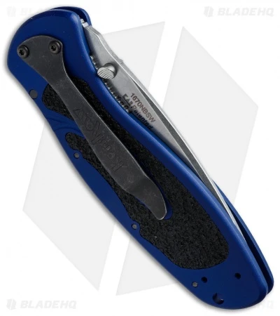 Kershaw Blur Assisted Opening Knife Navy Blue (3.375" Stonewash) 1670NBSW 2 Kershaw Blur Assisted Opening Knife Navy Blue (3.375" Stonewash) 1670NBSW - Image 2