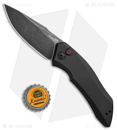 Kershaw Launch 1 Automatic Knife Black Aluminum (3.4" BlackWash) 7100BW 4 Kershaw Launch 1 Automatic Knife Black Aluminum (3.4" BlackWash) 7100BW - Image 4