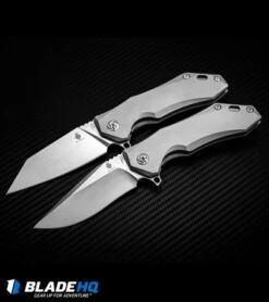 Kizer Uprising Clip Point Frame Lock Knife Titanium (3.6" Stonewash) Ki4491A1 -Knife Discounts Store kizer uprising clip point Ki4491A1 BHQ 52444 wharncliffe Ki4491A2 BHQ 52447 dl