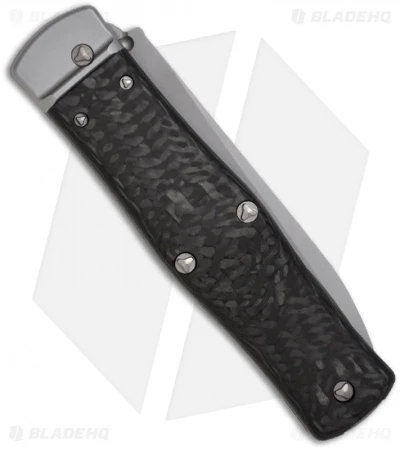 Marfione Custom OSS Cobra Lever Lock Knife Carbon Fiber (Bead Blast/Spear Point) 2 Marfione Custom OSS Cobra Lever Lock Knife Carbon Fiber (Bead Blast/Spear Point) - Image 2